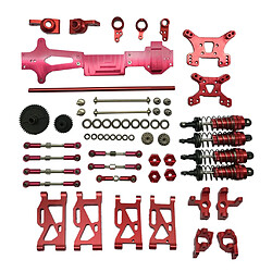 WLtoys 144001 RC Voiture Mise à Niveau Métal Kit Pièces Bras Arbre D'entraînement Accessoires Rouge