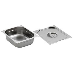 Bain Marie avec 2 Bacs GN 1/2 et Couvercles - Casselin pas cher