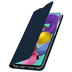 Housse Samsung Galaxy A51 Étui Folio Porte-carte Support Vidéo Dux Ducis bleu