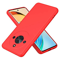 Htdmobiles Coque pour Honor Magic 6 Lite 5G - housse etui silicone gel fine + film ecran - ROUGE