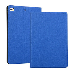 Wewoo Coque Souple Étui de protection universel en TPU tissu tissé pour iPad Mini 4/5 avec support Bleu