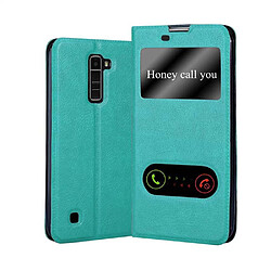 Cadorabo Coque LG K10 2016 Etui en Turquoise