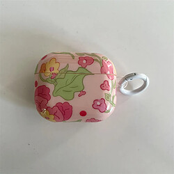 GUPBOO Airpods Coque Housse Étui Protecteur Compatible pour AirPods 3-Ins rose petite fille de fleur jaune