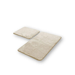 EPIKASA Lot de 2 Tapis de Salle de Bain Plush