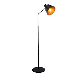 NETTLIFE lampadaire vintage lampadaire rétro 166cm lampadaire noir avec douille E27 max.40w lampadaire