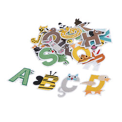 Avis 26pcs couture fer à repasser broderie sur alphabet Motif Applique Animal