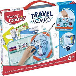 Avis Maped Travel board -jeux et dessins effacables ardoise transparente