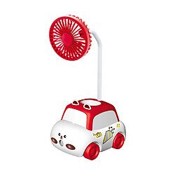 Avis (Rouge) Mini Ventilateur de Bureau de Dessin Animé Mignon Ventilateur d'Étudiant Rechargeable Usb pour Enfants Portable