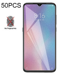 Wewoo Film de verre trempé de mat non-mat de 50 PCS pour Xiaomi Mi 9 Explorerpas de paquet de vente au détail