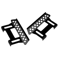 2pcs alliage panneau côté pédale pédale pour Axial SCX10 1/10 RC voiture noire pas cher