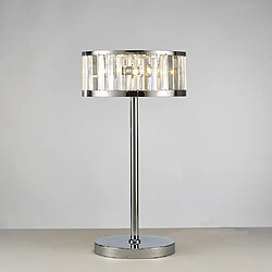 Luminaire Center Lampe de Table Torre 3 Ampoules chrome poli/cristal