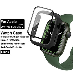 Coque en TPU IMAK noir pour votre Apple Watch Series 7 45mm