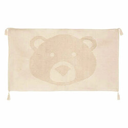 Tapis Déco Enfant Ours 3D Forêt 60x90cm Beige