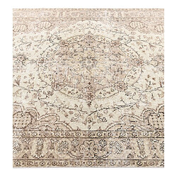 Avis Vidal Tapis de laine 274x165 brun Ultra Vintage