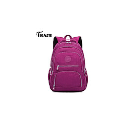 Avis Sac à dos sac à dos scolaire sac pour ordinateur portable sac de voyage, taille: 31X14X42cm (T0989 violet rouge)