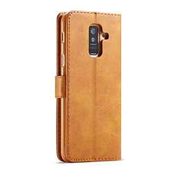 Avis Wewoo Housse Coque Pour Galaxy A6 2018 LC.IMEEKE en cuir à rabat horizontal de veauavec support et fentes cartes et portefeuille jaune