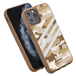 Adidas Coque pour iPhone 11 Pro Découpes Précises 3 Stripes Camo Camouflage Désert