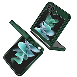 Htdmobiles Coque pour Samsung Galaxy Z Flip 5 5G - housse etui rigide bague anti choc magnetique - VERT