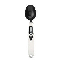 Universal Cuillère de mesure électrique, balance alimentaire multifonctionnelle et écran LED pour la préparation d'aliments de cuisine, 0,1G/500g(Le noir)