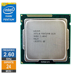 Processeur Intel Pentium G G620 2.60GHz SR05R FCLGA1155 3Mo - Reconditionné