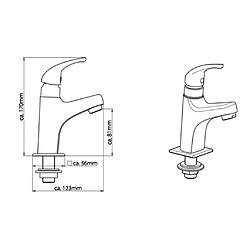 Avis SCHÜTTE Robinet à colonne à eau froide VICO Chrome