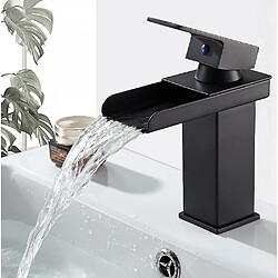 Avis Universal Robinet de lavabo robinet chaud et froid cascade noire sortie