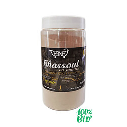 Desineo Lot de 5kg de ghassoul argile blanc traditionnel naturel BIO