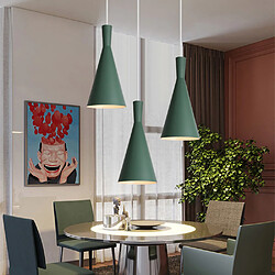 Stoex Lustre Minimaliste Nordique Vert Suspension Luminaire Rétro Suspension en Métal Plafonnier Moderne Intérieur pas cher