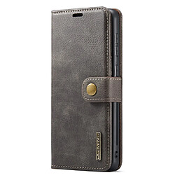 Etui en PU DG.MING magnétique avec support gris pour votre Samsung Galaxy A73 5G