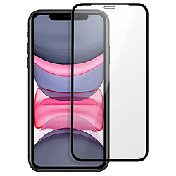 3mk Film iPhone 11 Verre trempé 9H Bords Incurvés Fin Oléophobique Contour noir