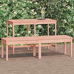 Maison Chic Banc de jardin à 2 places | Banquette de jardin | Chaise Relax 159,5x44x45 cm bois massif de douglas -MN13786