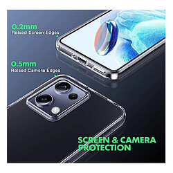 Acheter Htdmobiles Coque pour Xiaomi Redmi Note 13 Pro 4G / Poco M6 Pro 4G - housse etui silicone gel fine 360 integrale (avant et arriere) + verre trempe - TRANSPARENT