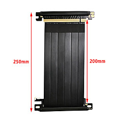 Acheter Plaque arrière d'extension de carte riser pcie noir or