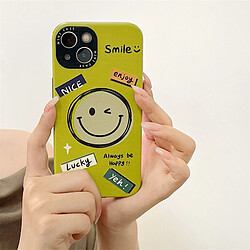 GUPBOO Étui pour iPhone11 Sourire expression simple étui souple pour téléphone portable