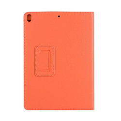 Avis Wewoo Coque Orange pour iPad Pro 10,5 pouces Litchi Texture double rabat horizontal en cuir avec étui