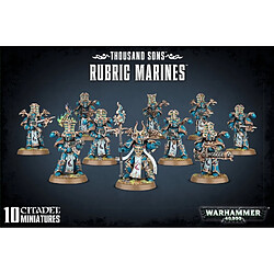 Games workshop Warhammer 40k . - Thousand Sons Rubric Marines