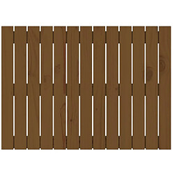 Acheter Maison Chic Tête de lit scandinave pour lit adulte,Meuble de chambre murale Marron miel 82,5x3x60 cm Bois massif de pin -MN14654