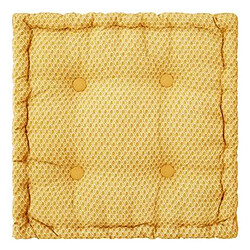 Coussin de Sol Carré Otto 40x40cm Ocre