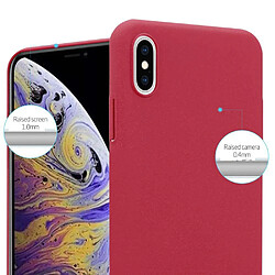 Cadorabo Coque iPhone XS MAX Etui en Rouge pas cher