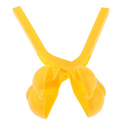 3in1 Forme De Canard Boule De Neige Clip Boule Fabricant De Neige Moule De Sports De Plein Air Jaune