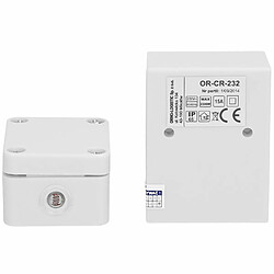 ORNO CR-232 Interrupteur Crepusculaire 10W - 2300W IP65 Résistant Aux Intempéries (Montage en surface) pas cher