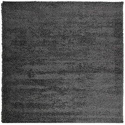 vidaXL Tapis shaggy PAMPLONA poils longs moderne anthracite 160x160 cm