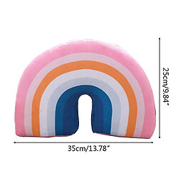 Universal Enfants arc-en-ciel u forme oreiller coude coude coussin soutient enfant sommeil peluche jouet toysï¼ˆpinkï¼ ‰ |