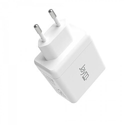 Acheter JAYM - Chargeur Maison - Rapide 3A 65w - USB-C Power Delivery -pour Apple iPhone, Samsung, Android, Macbook, Tablettes - Blanc