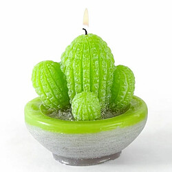 Graines Creatives 2 moules à bougie cactus en latex 8,5 cm