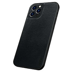 Coque en TPU + PU antichoc, découpe précise noir pour votre iPhone 13 Pro Max 6.7 pouces