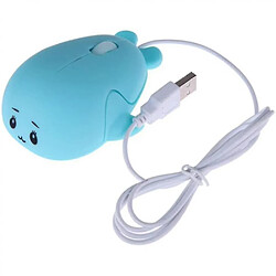 Acheter Universal Face Animal mignon Baby Dolphin Forme USB MONDE WIRED 1600 DPI OPTICE MICE (bleu)