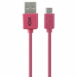 Avis Câble KSIX BXCUSB01 Micro USB 1 m Noir