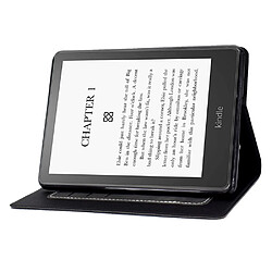 Etui en PU anti-chute avec support et porte-cartes pour votre Amazon Kindle Paperwhite 5 (2021) - gris