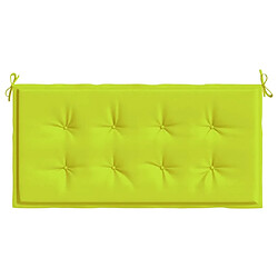 Acheter Maison Chic Coussin Confort | pouf | Coussin de banc de jardin vert brillant 120x50x3cm tissu oxford -GKD24342